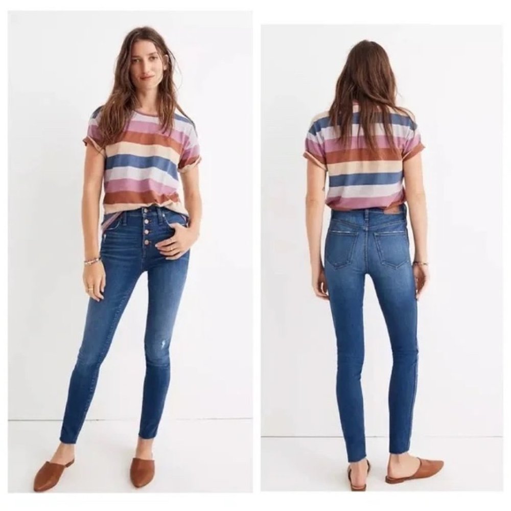Madewell 10" High-Rise Jeans Raw Hem Edition